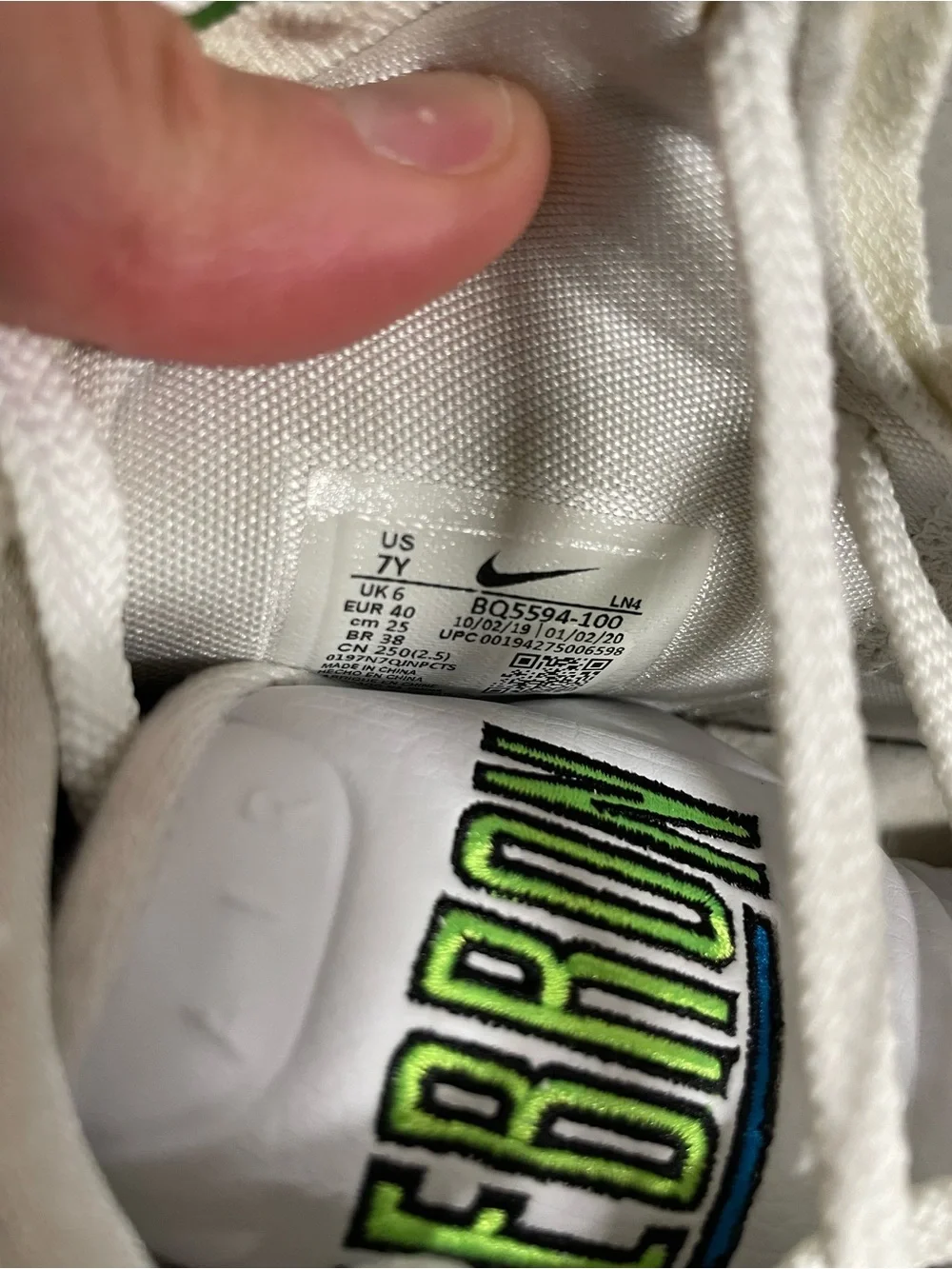 Nike LeBron 17 Air Command Force (size 7Y)